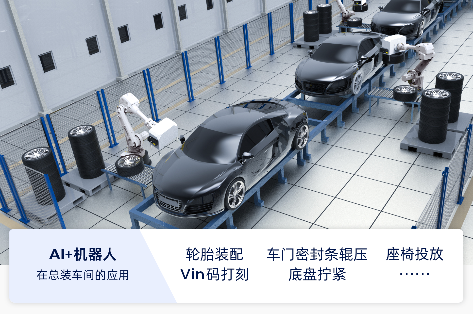 AI+机器人驱动汽车总装智造升级,实现高精度、高效率、高柔性整车装配