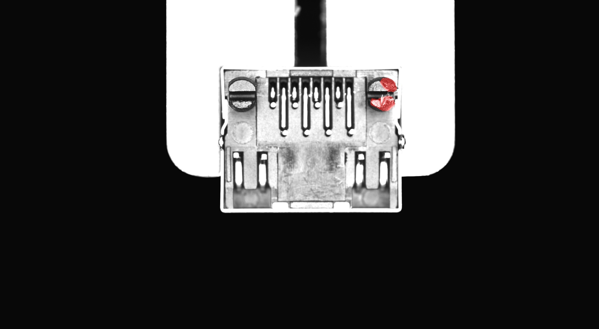 RJ45接插件缺陷检测 | 国内某大型消费电子厂商